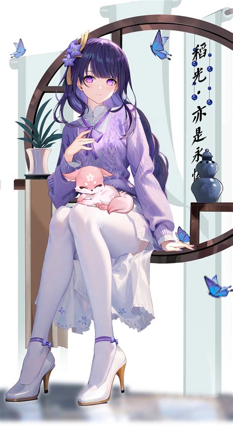 배경 화면 : 애니메이션 소녀들, Genshin Impact, Raiden Shogun Genshin Impact ...