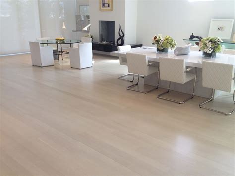 Bleached White Wood Flooring