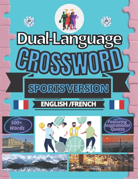 Buy Dual Language Cros Puzzle Sports Version in French & English: 500 ...