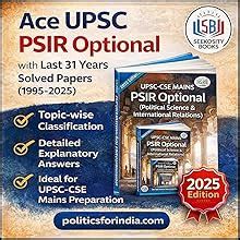 Buy UPSC Mains Political Science (PSIR) Optional Unsolved Previous Year ...