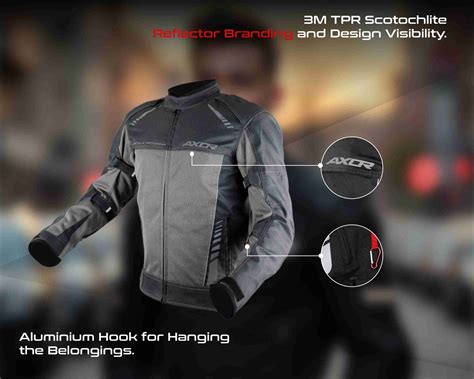 Axor AXR-NIMBUZ-GR-L Riding Protective Jacket Price in India - Buy Axor ...