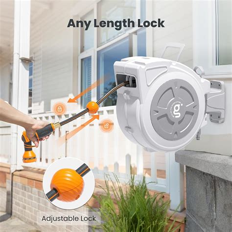 GiraffeTools Giraffe Tools Retractable Hose Reel 1/2 x 65 ft India | Ubuy