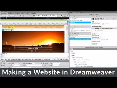 How to Create a Website Using Dreamweaver 的图像结果