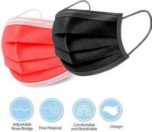 MAHVI TOYS Disposable 3 Ply Pharmaceutical Breathable Surgical ...