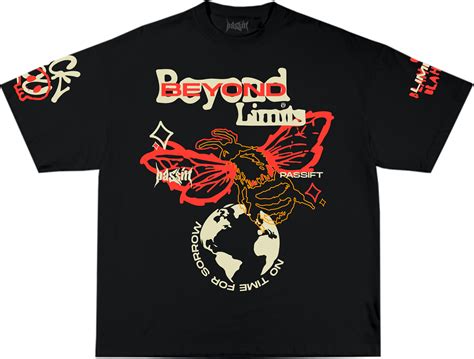 Beyond Limit Black T-shirt – Passift
