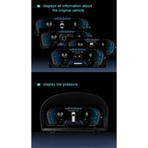Car LCD Instrument Cluster Digital Speedometers Dashboard for Toyota A
