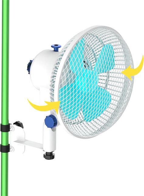 LAYOND Grow Tent Fan, 6 Inch Oscillating Grow Tent Fan, 20W Copper ...