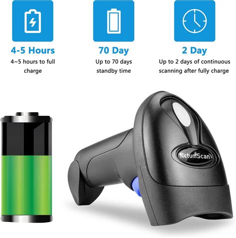 Buy Wireless QR Code Scanners Readers for Computers, NetumScan 1D 2D ...