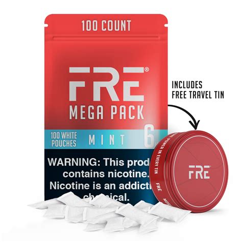 Best Nicotine Pouches | FRE Nicotine Products Delivered in Minutes