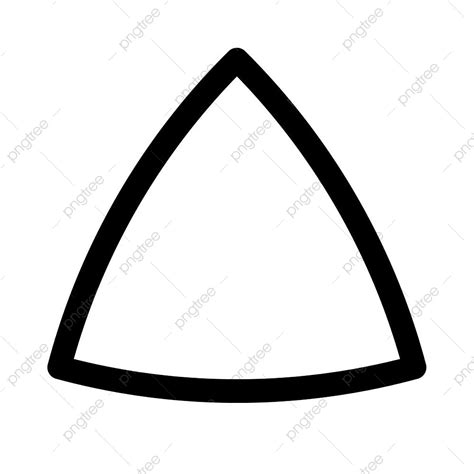 Reuleaux Forma De Triángulo Ancho Curvilíneo PNG , Geometría, Icono, Con Línea No Recta PNG y ...