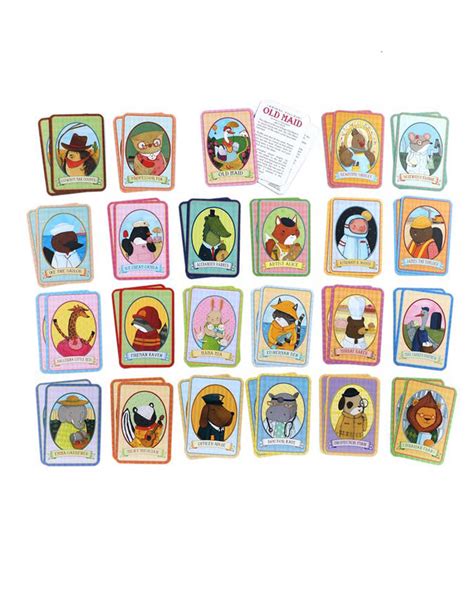 animal old maid playing cards – Little