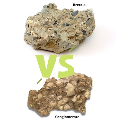 What is the Difference Between a Conglomerate and a Breccia? Geology is ...
