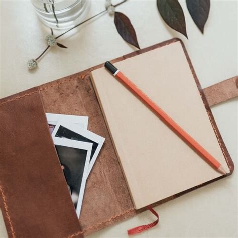 Leather Journal Cover Free Pattern 的图像结果