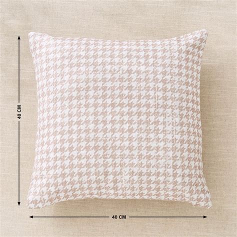Buy Celebration Realms Owlt Set of 2 Houndstooth Print Cushion Covers ...