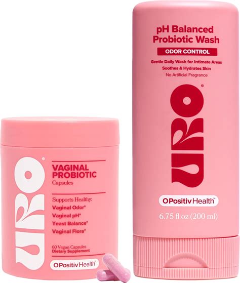 Amazon.com: URO Vaginal Probiotic and URO pH Balanced Probiotic Wash Bundle : Health & Household - can you take uro probiotics while pregnant