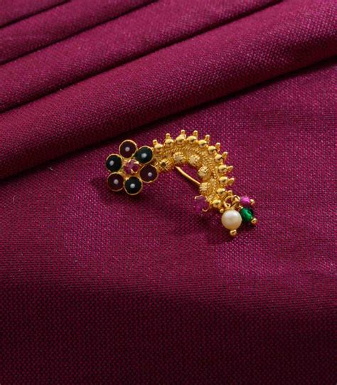 Buy Gold Nath for Women at best prices – P. N. Gadgil & Sons Ltd