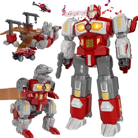 MIEBELY Transforming Toys - Dinosaur Robot Action Figures - India | Ubuy