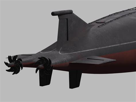 Oscar Class Submarine - 3D Model by FiniasK
