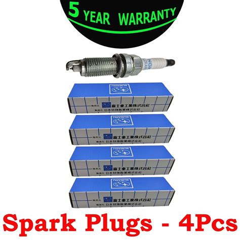 4 PCS For Subaru Spark Plugs Forester Legacy Outback Impreza 22401AA781 ...