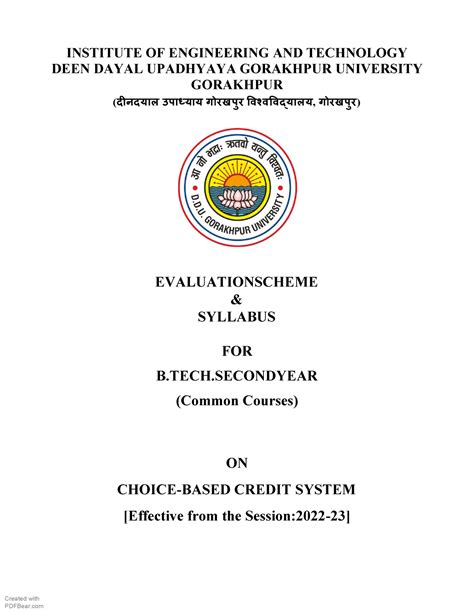 Comman 4sem - INSTITUTE OF ENGINEERING AND TECHNOLOGY DEEN DAYAL ...