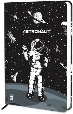 Diarymart - Designer Series - Astronaut On Space Theme Ruled Journal ...