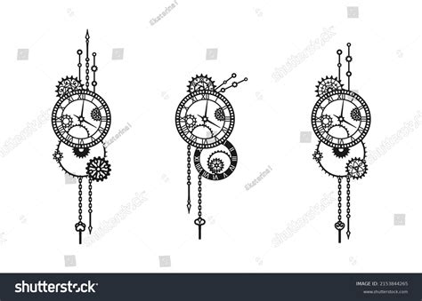 Clock With Chain: Over 3,923 Royalty-Free Licensable Stock Vectors ...