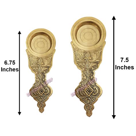 Elegant Brass Kapoor (Camphor) Aarti Diya