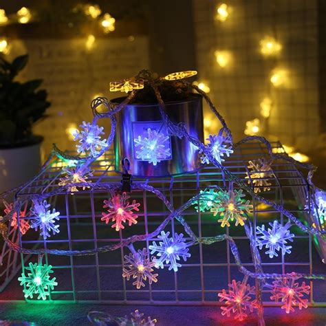 Image result for LED Snowflake Light String