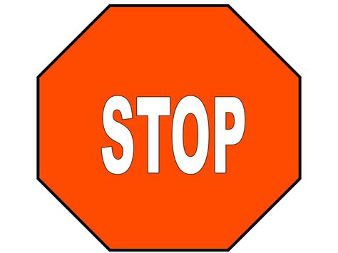 Image result for Stop Sign Word