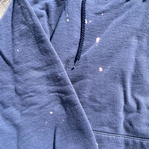 Hanes Men's Navy Hoodie | Depop