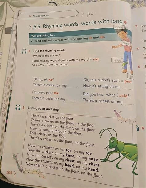 1 Find the rhyming word. Where is the | StudyX