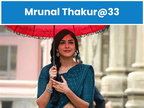 Mrunal Thakur@33, from rejection to stardom