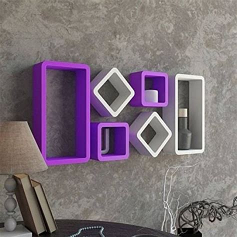 Onlinemart Cube Shape Storage Wall Shelves/Reck Shelves/Book Shelves ...
