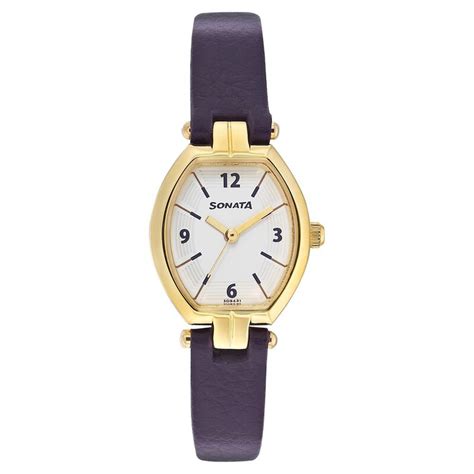 Buy Online Sonata Quartz Analog Silver Dial Strap Watch for Women ...