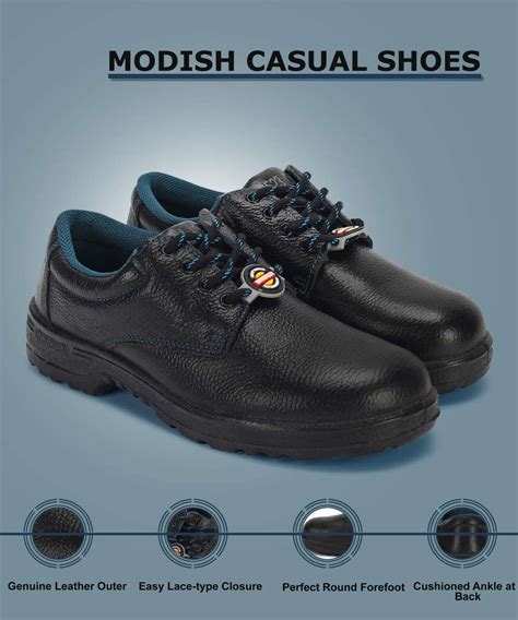 Liberty Steel Toe Genuine Leather Safety Shoe Price in India - Buy ...