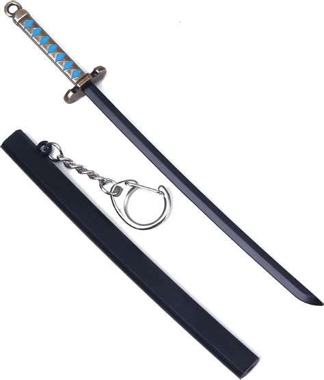 Buy HANCHANG Demon Slayer Mini Sword Keychains Cosplay Anime Katana ...