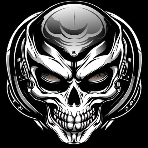 Alien Skull Vector 的图像结果