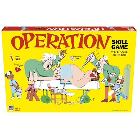 Operation Electronic Board Game, Family Games for Kids Ages 6+, Kids ...