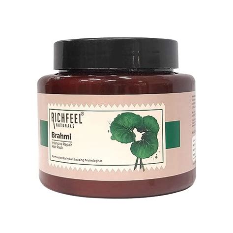 Richfeel Brahmi Intensive Repair Hair Pack | Controls Hair Fall ...