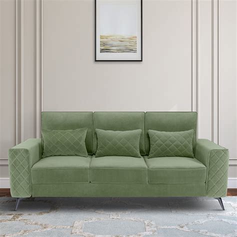 Eden Jade Green Fabric 3 Seater Sofa November 13, 2024 – Duroflex