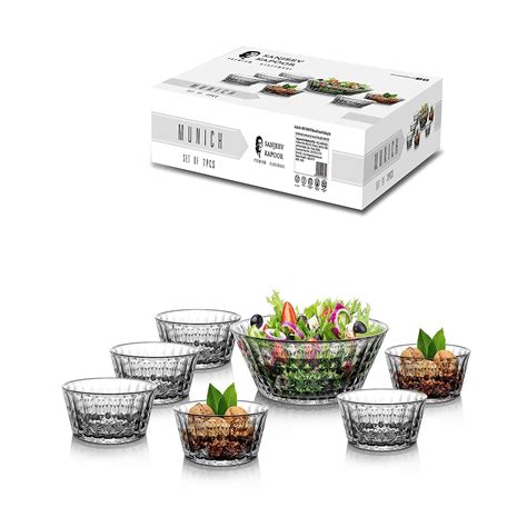 Buy Sanjeev Kapoor Glass Munich Crystal Pudding Set, 400Ml/11Cm, Set of ...