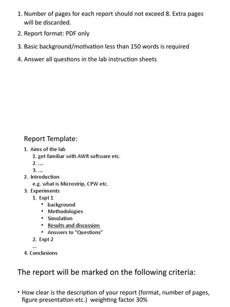 Image result for Example of Report Template