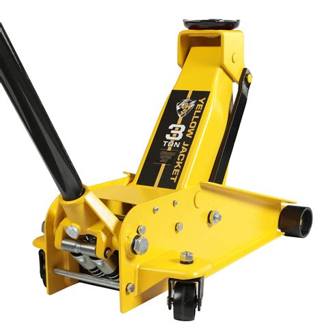 Snapklik.com : YELLOW JACKET Hydraulic Floor Jack, Quickly Lift Car Jack