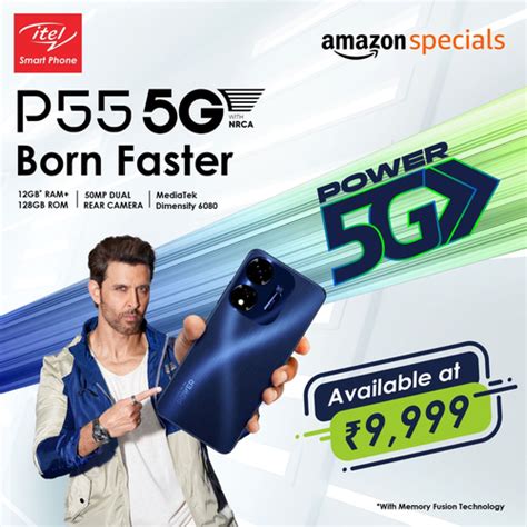 itel launches India’s most affordable 5G smartphone ‘P55 Power 5G ...