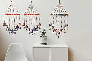 PALPAL Bell & Elephant Wind Chimes for Home Décor Decoration Showpiece ...