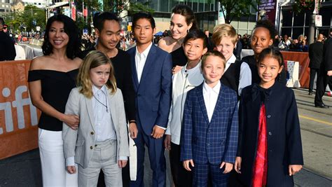 Angelina Jolie brings all of her kids to Toronto Film Festival