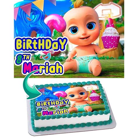 Buy Cakecery LooLoo Kids Edible Cake Image Topper Personalized Birthday ...
