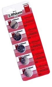 Micro Lithium CR 2032 3V Coin Battery Cmos Cell Cmos Battery (Pack of ...