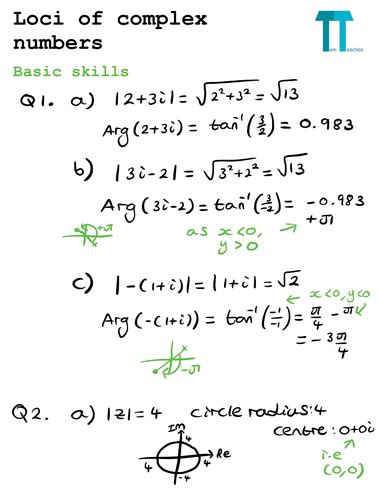 Complex Numbers a Level Maths 的图像结果