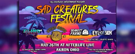 Sad Creatures Festival , Afterlife Live Performance & Recording Studios ...